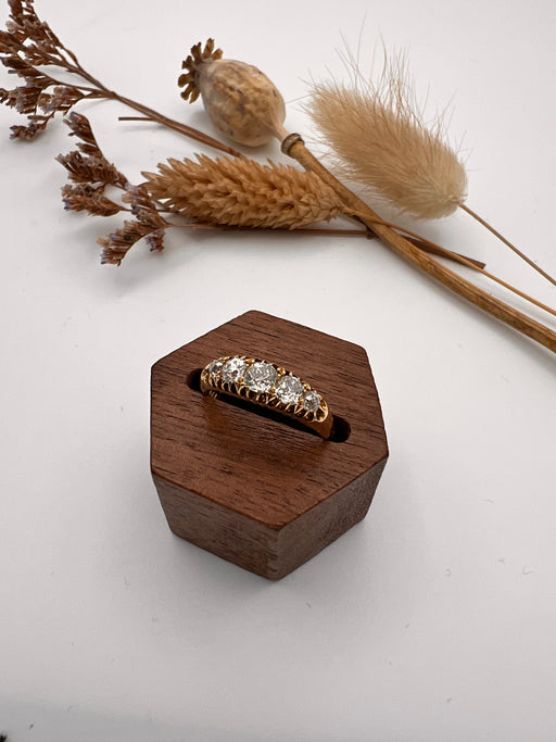 18ct Old Mine Cut Diamond Ring