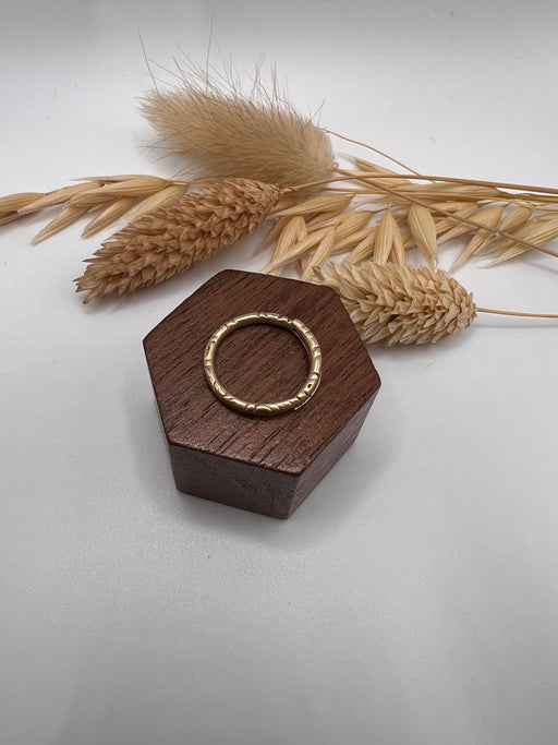 Georgian 10ct Gold Split Ring Charm Holder