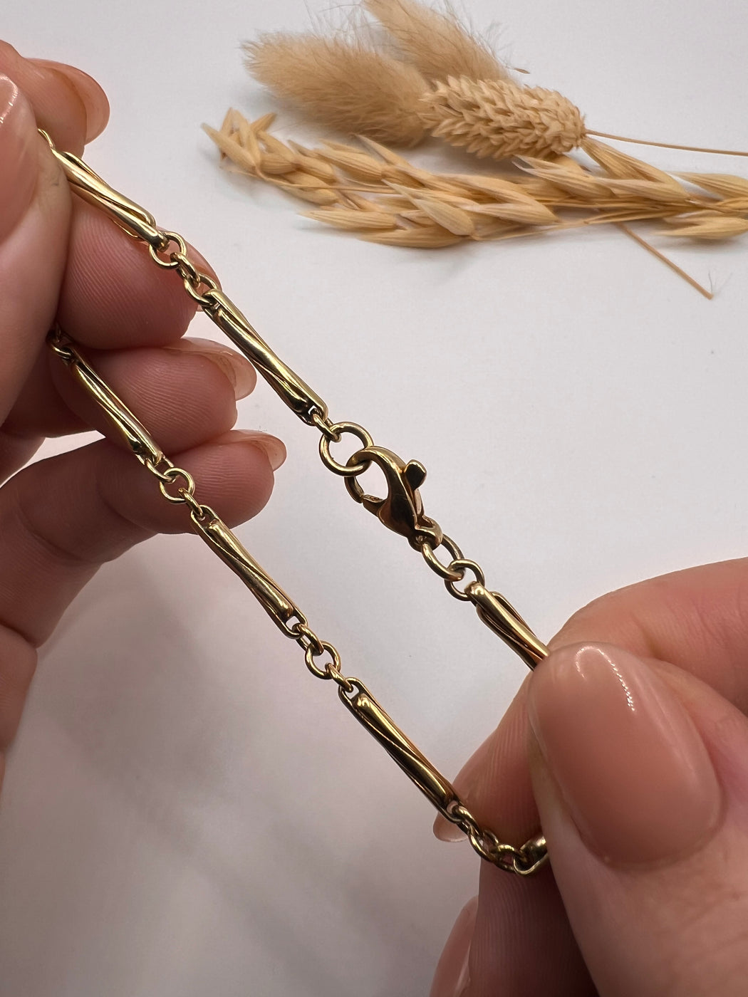 Vintage 9ct Fancy Bar Link Bracelet
