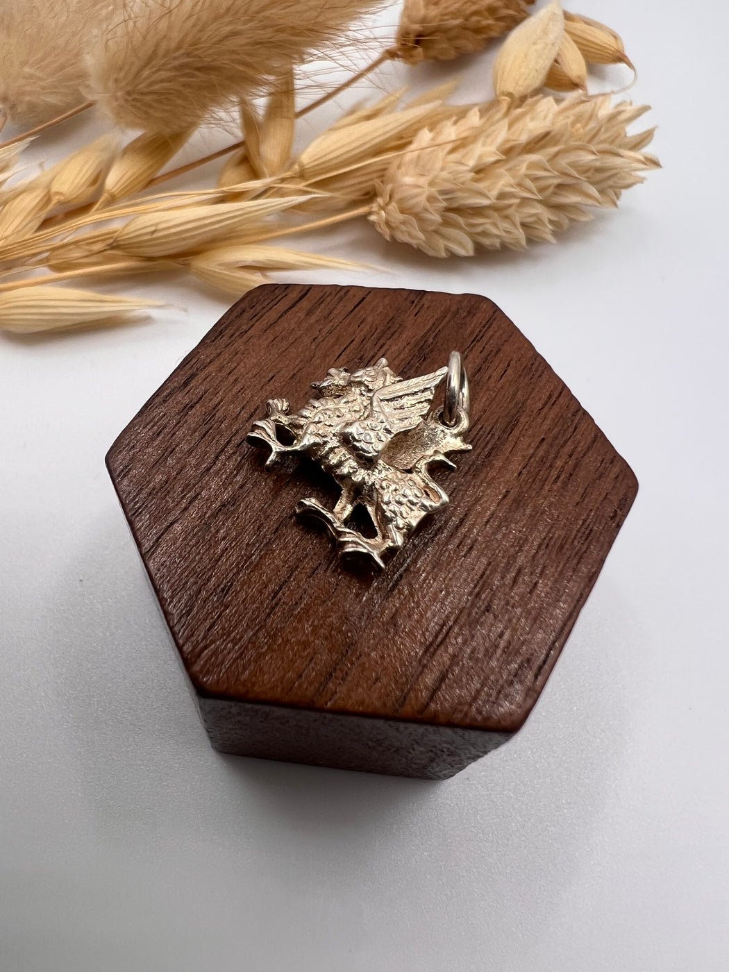 Vintage Silver Welsh Dragon Charm