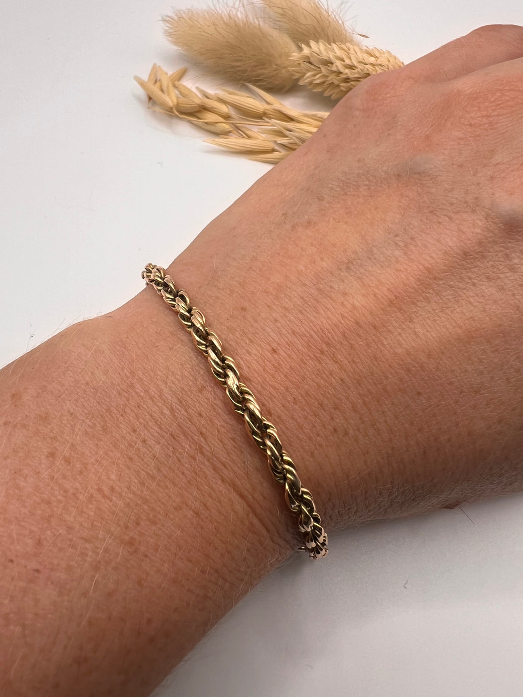 Vintage 9ct Rope Twist Bracelet