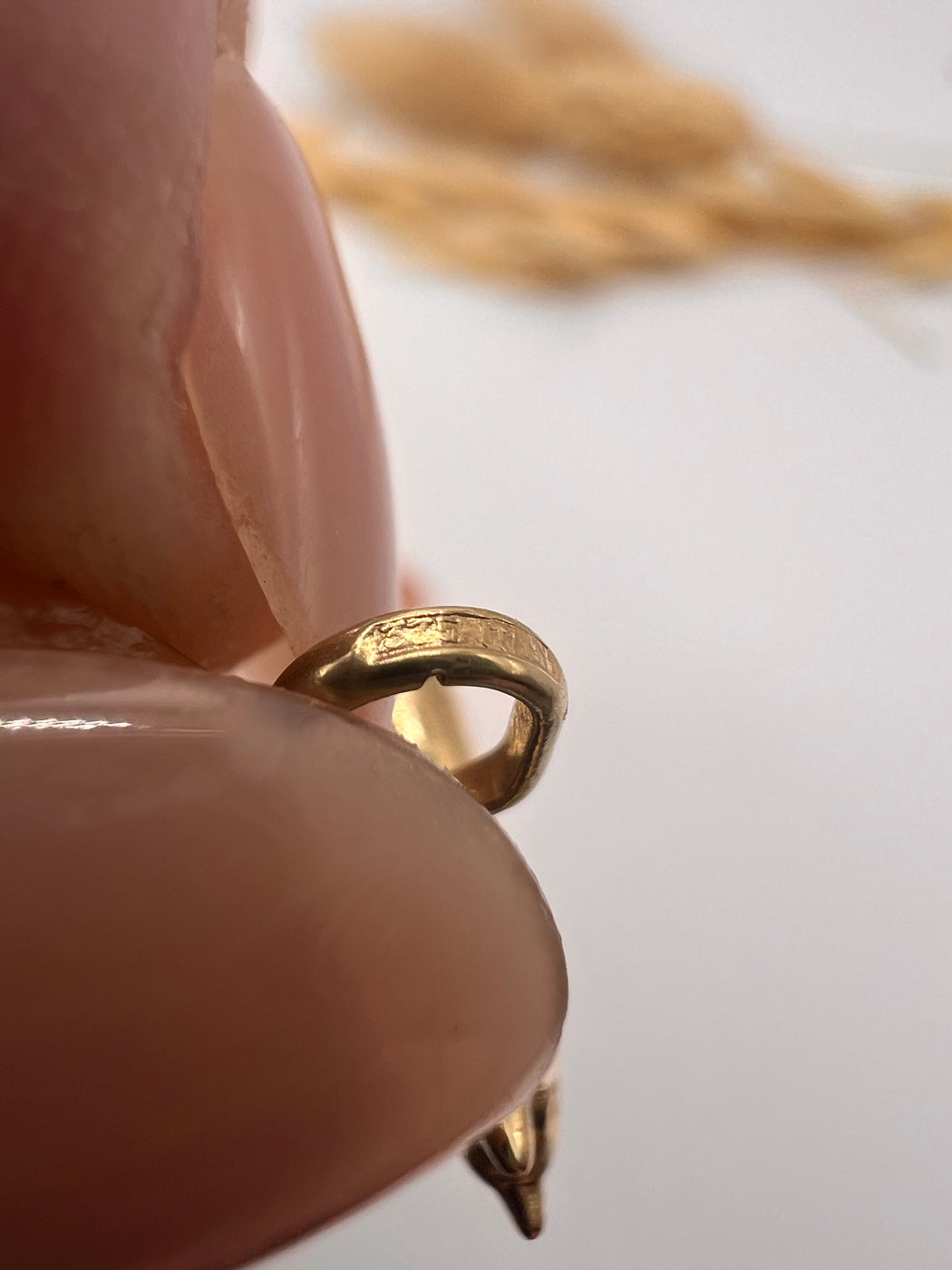 Vintage 9ct Yellow Gold Pig Charm