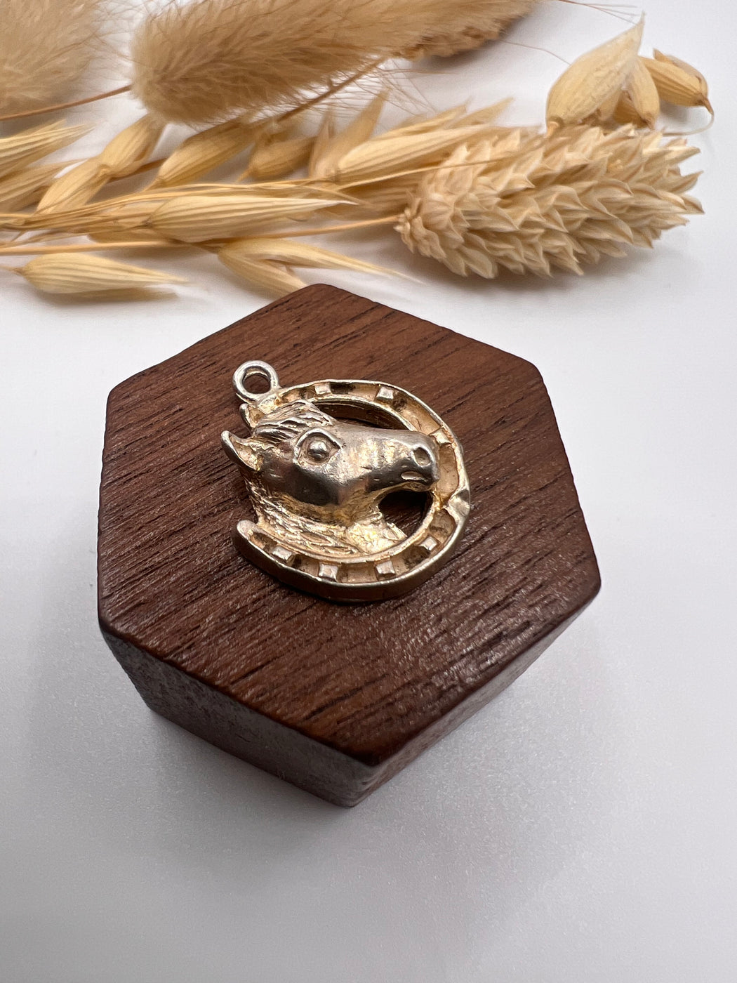 Vintage Silver Lucky Horse Shoe Charm