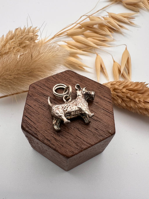 Vintage Silver Scottie Dog Charm