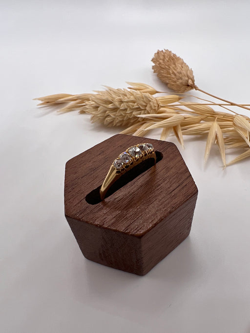 Antique 18ct Old Mine Cushion Cut Diamond Ring