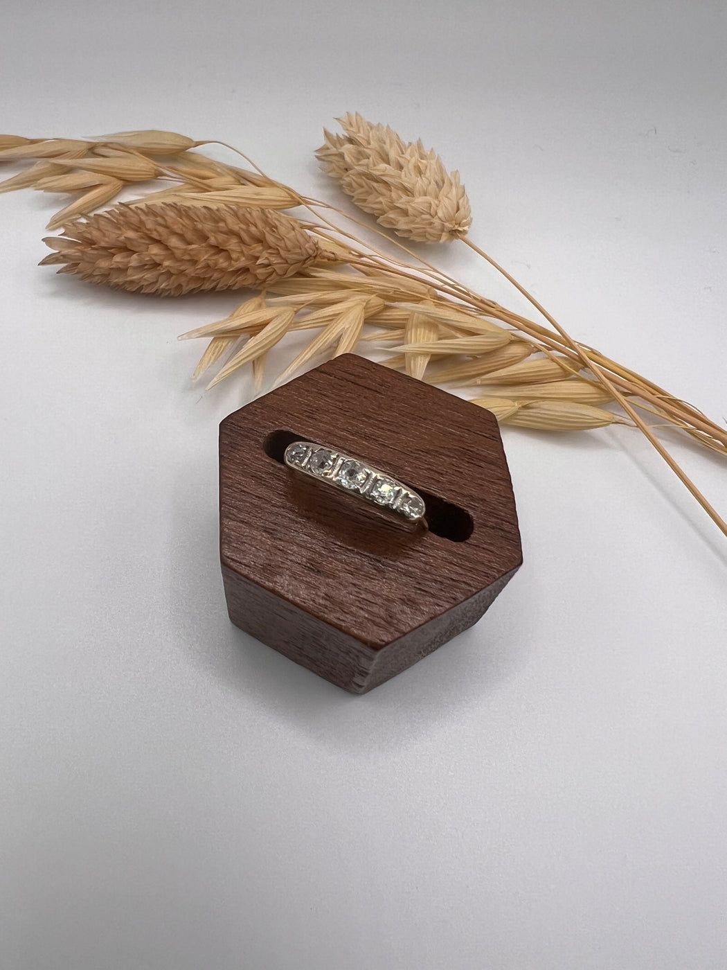 18ct Old Cut Diamond Art Deco Ring