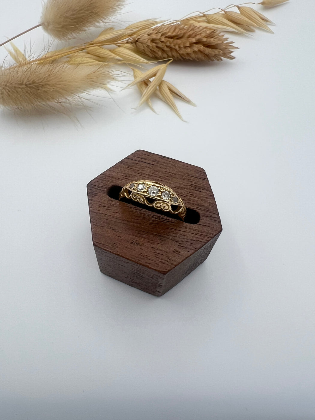 18ct Late Georgian Old Cut Diamond Ring