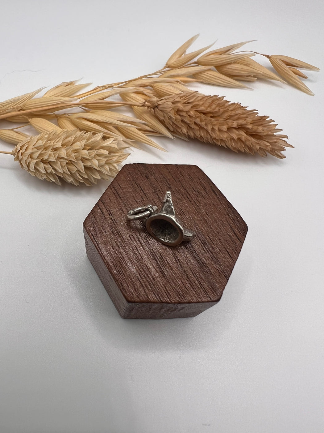 Vintage Silver Fox Head Charm