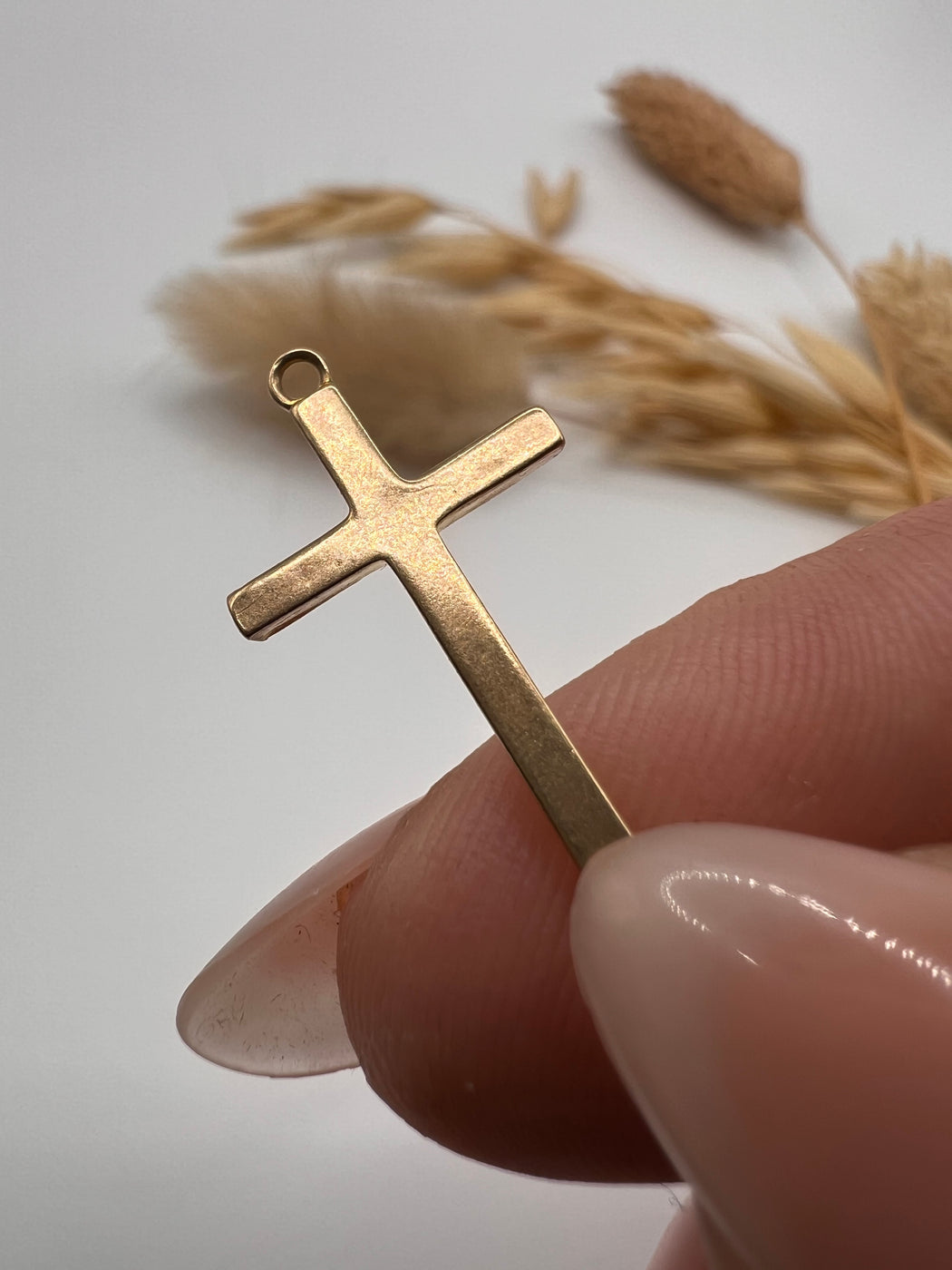 Vintage 9ct Gold Cross Charm