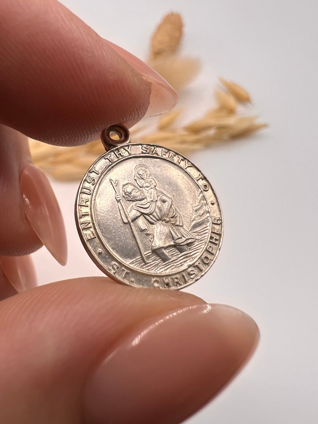 Vintage Silver St.Christophers Charm