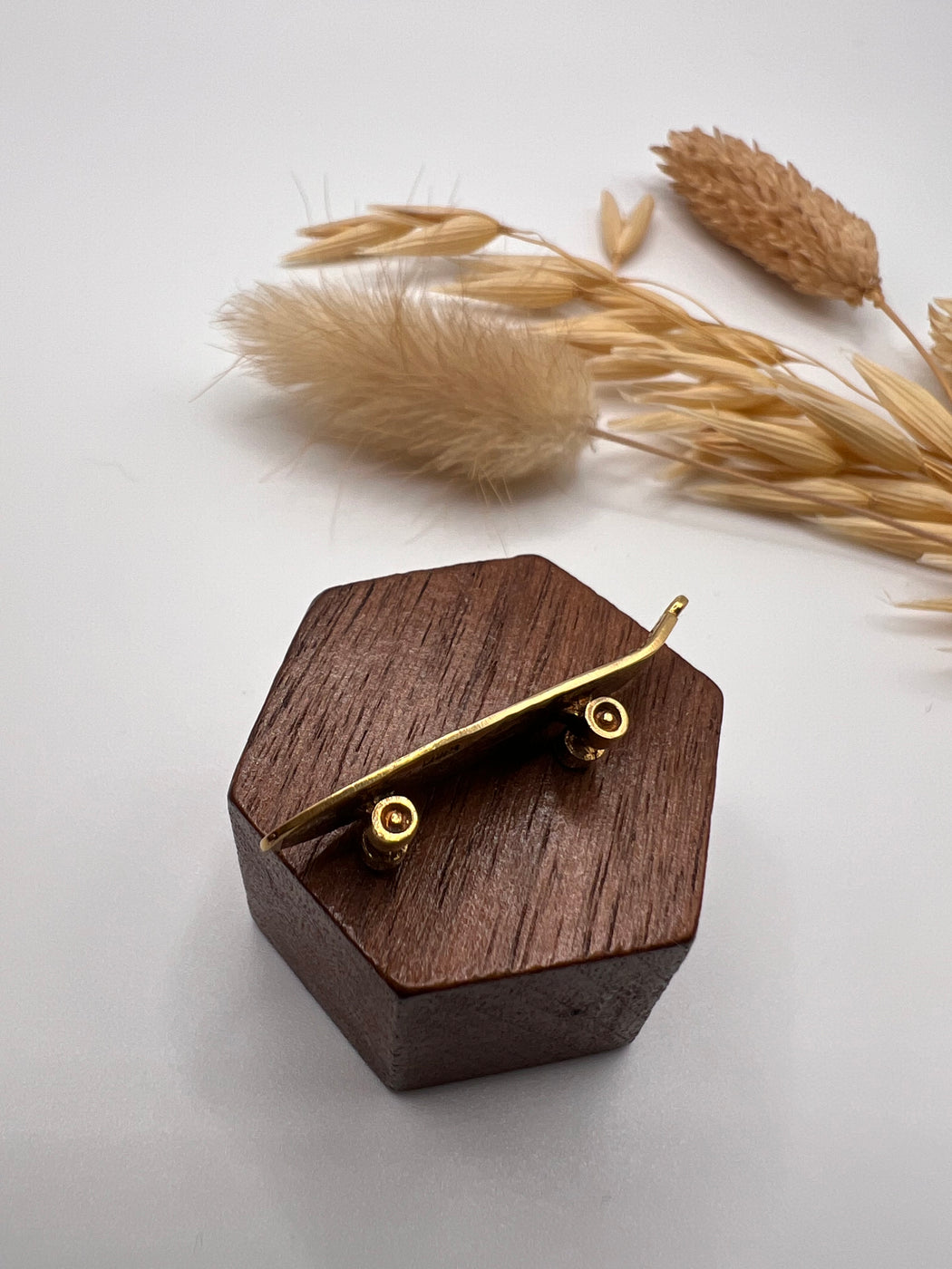 Vintage 9ct Gold 70's Skateboard Charm