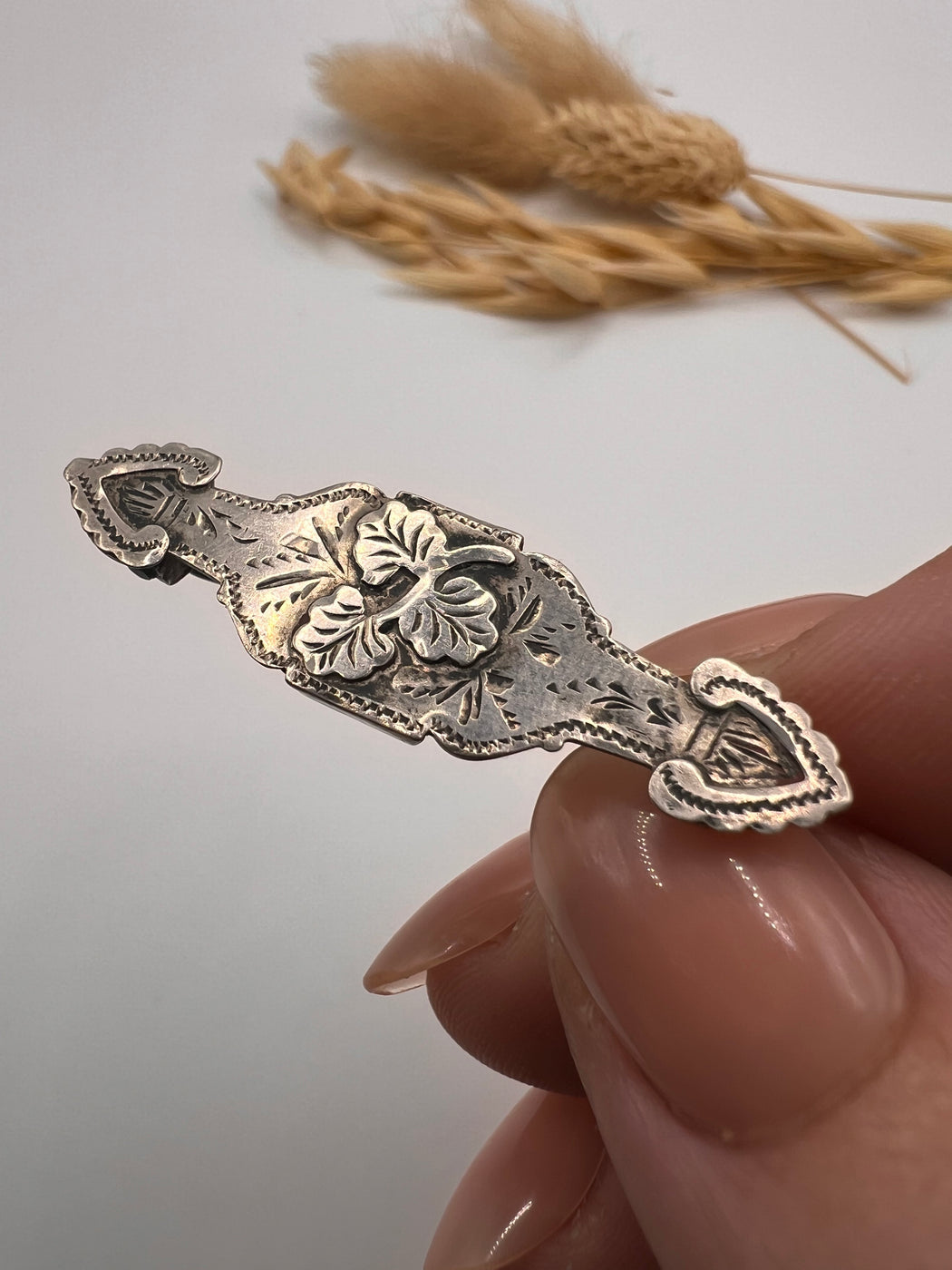 Edwardian 1900’s Silver Sweetheart Brooch