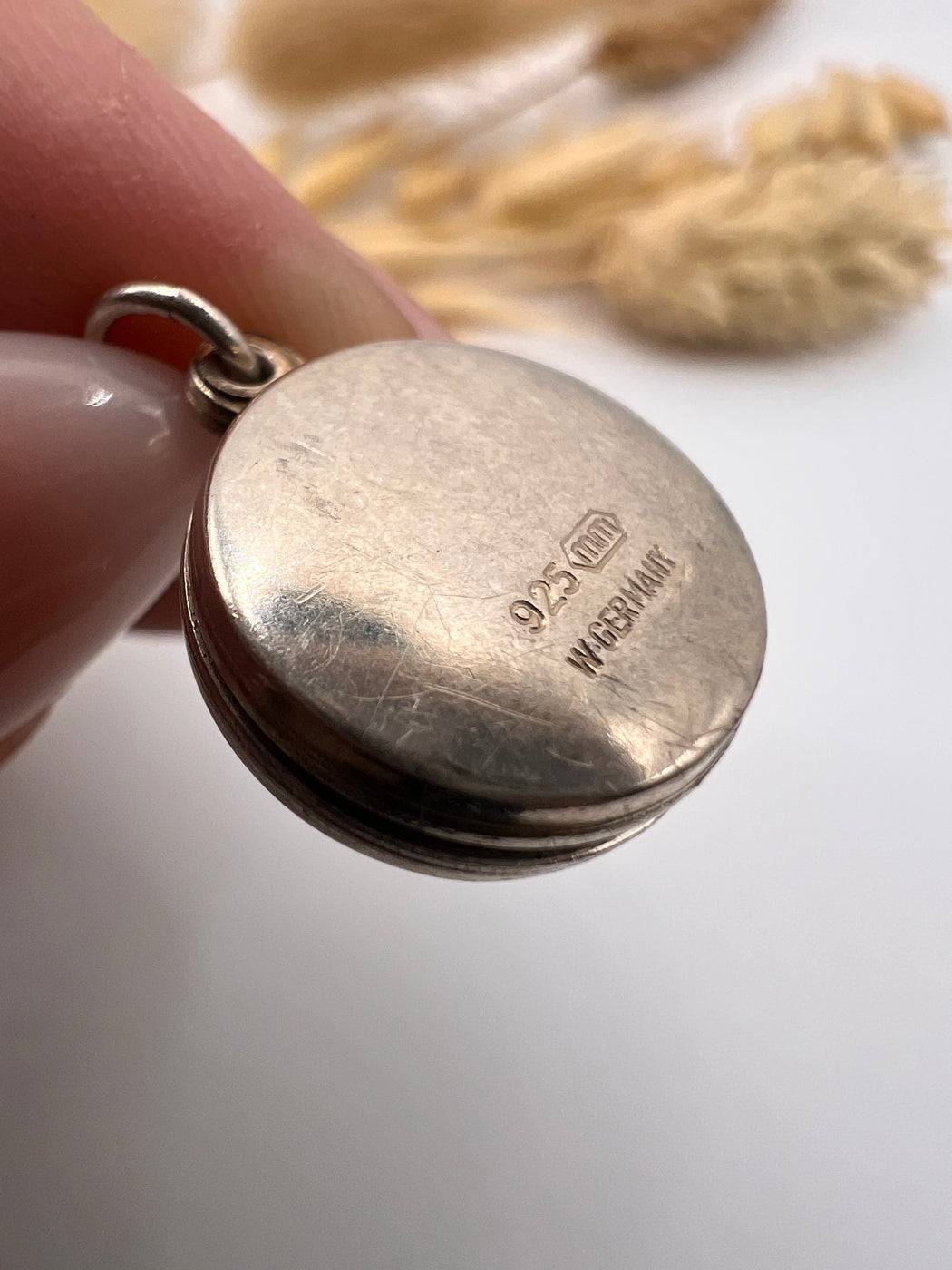 Vintage Silver West Germany Sliding Locket