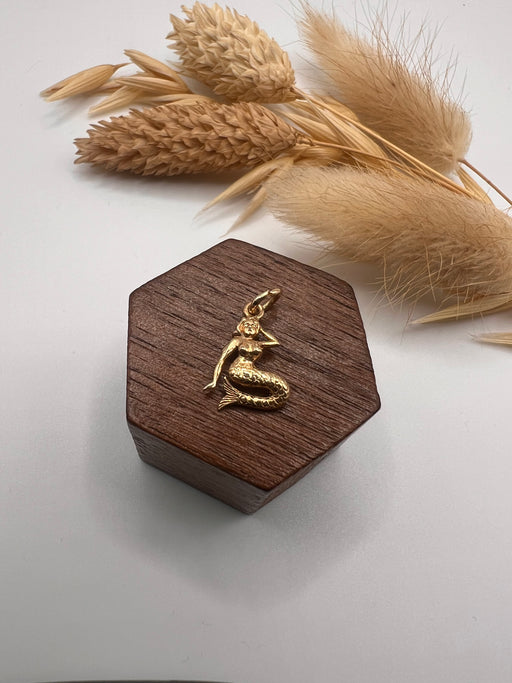 Vintage 9ct Gold Mermaid Charm