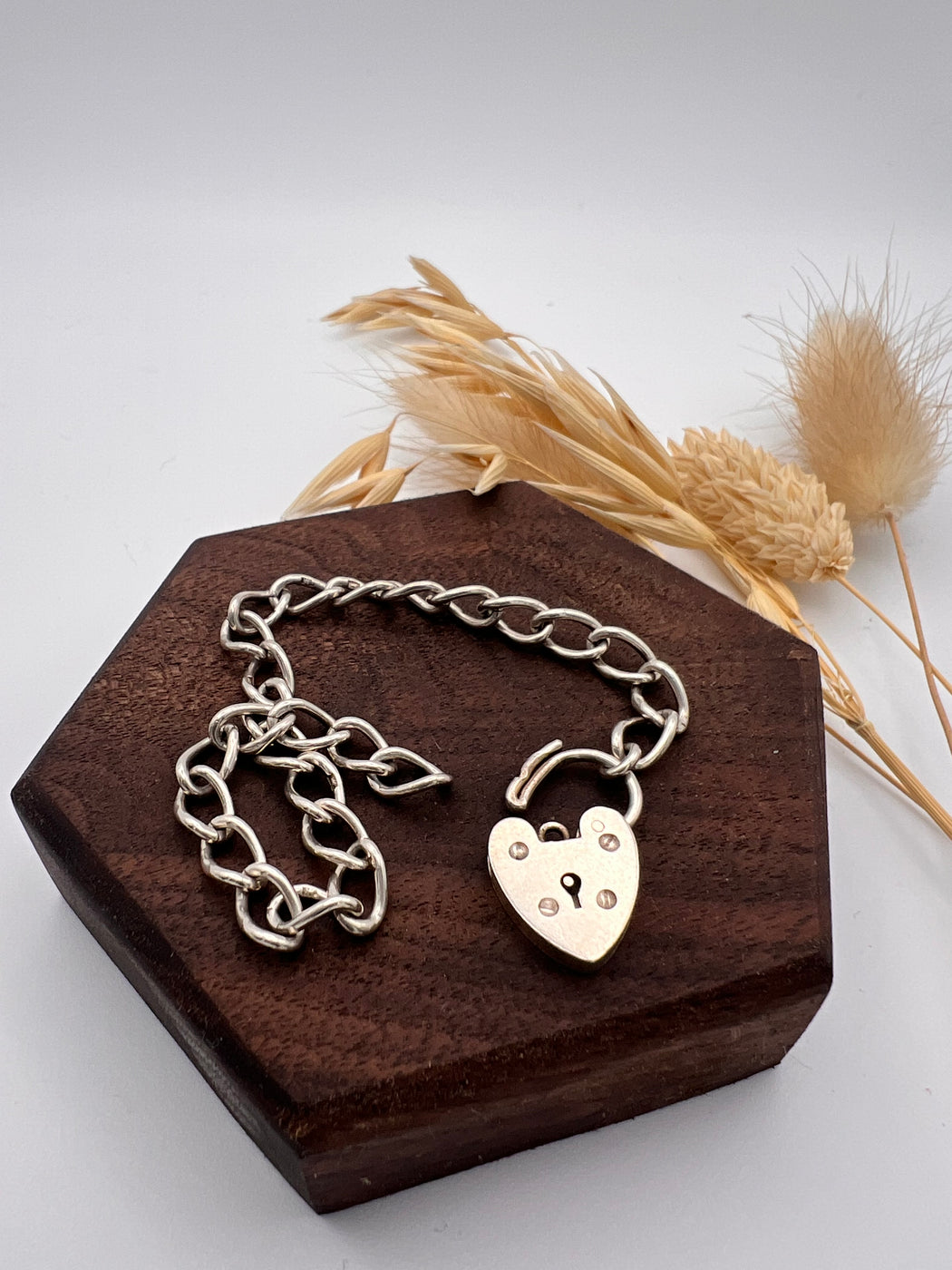 Vintage Silver Charm Bracelet