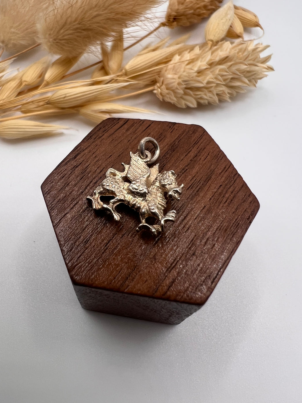 Vintage Silver Welsh Dragon Charm