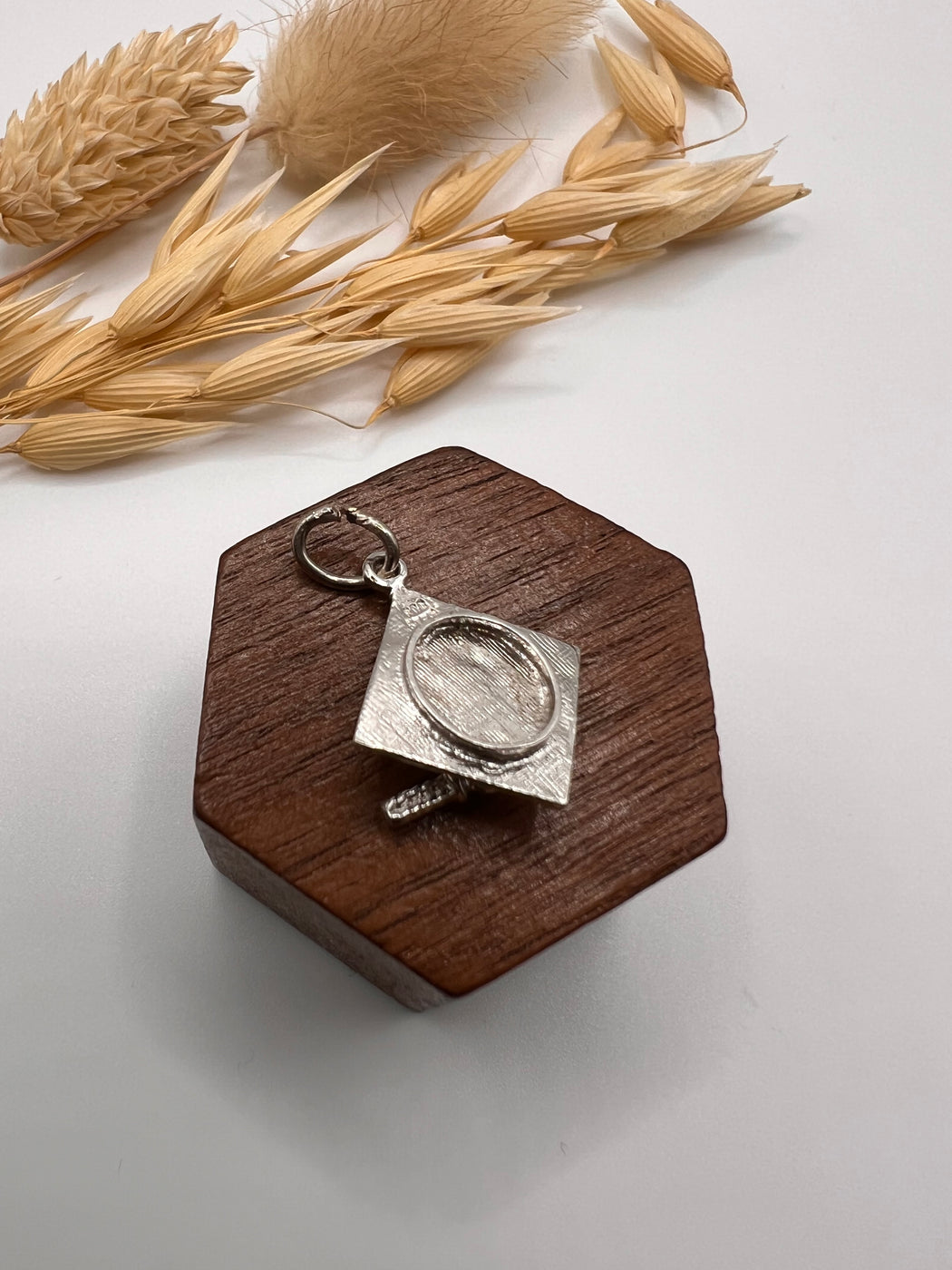 Vintage Silver Articulated Graduation Cap