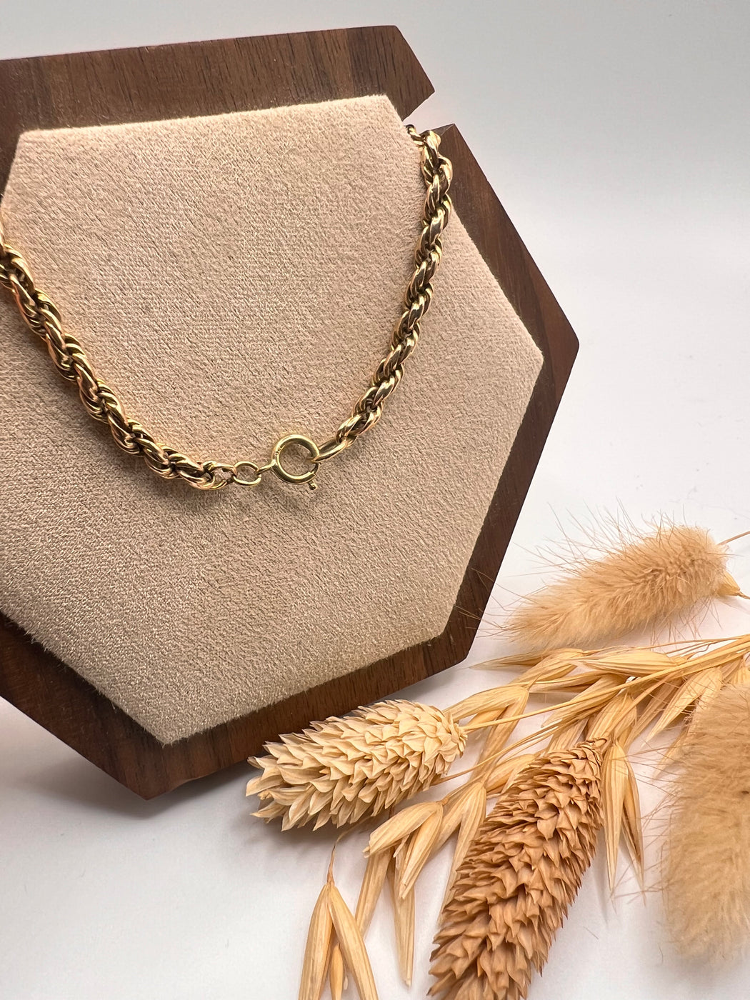 Vintage 9ct Rope Twist Bracelet