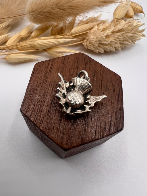 Vintage Silver Scottish Thistle Charm