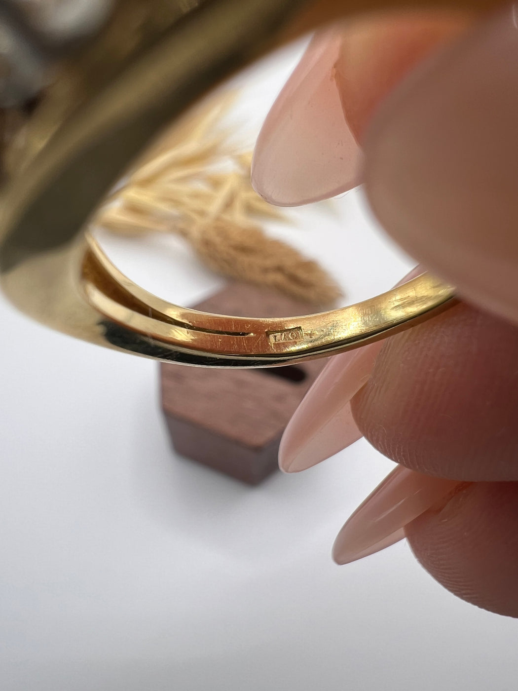 18ct Four Stone Old Mine Cut Diamond Ring