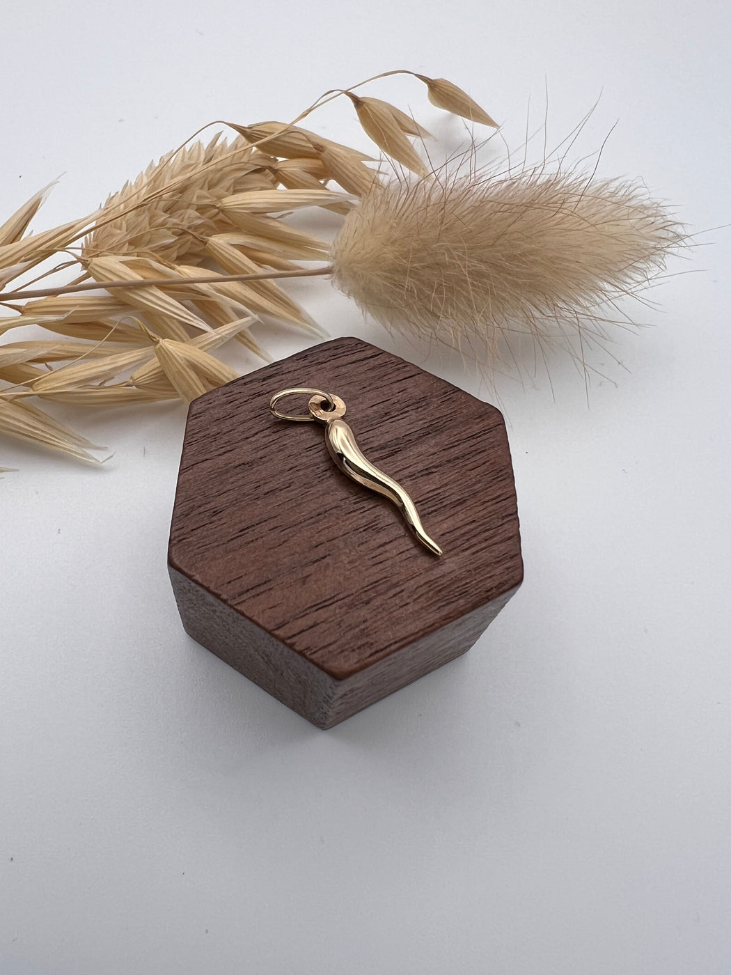 Vintage 9ct Horn Of Plenty Charm