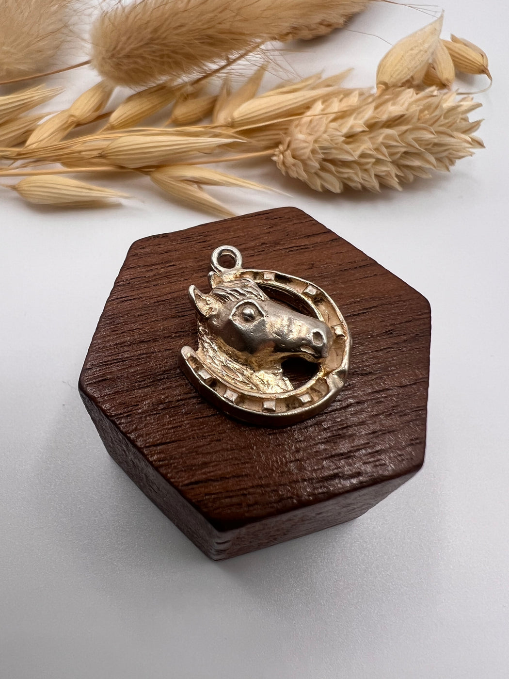Vintage Silver Lucky Horse Shoe Charm