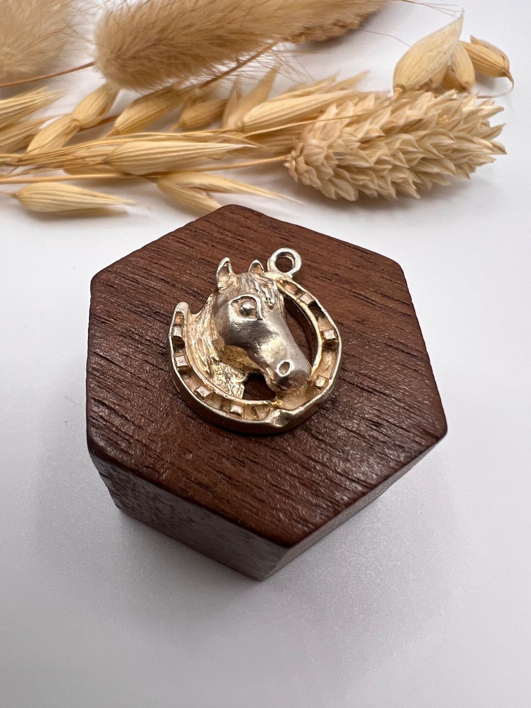 Vintage Silver Lucky Horse Shoe Charm