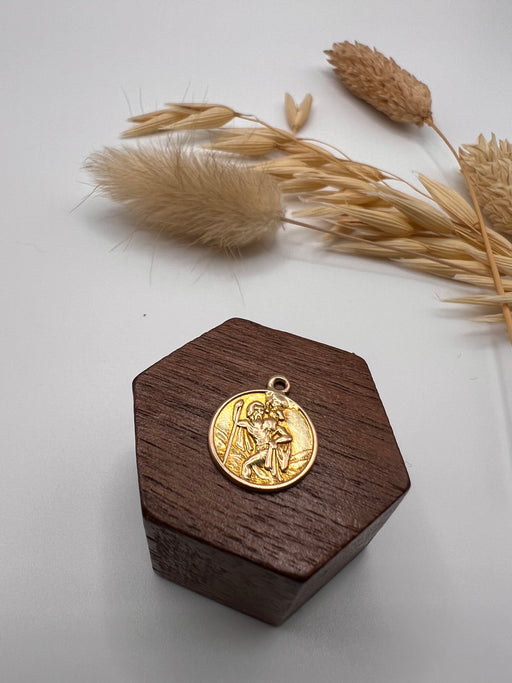 Vintage 9ct Gold St Christopher’s Pendant