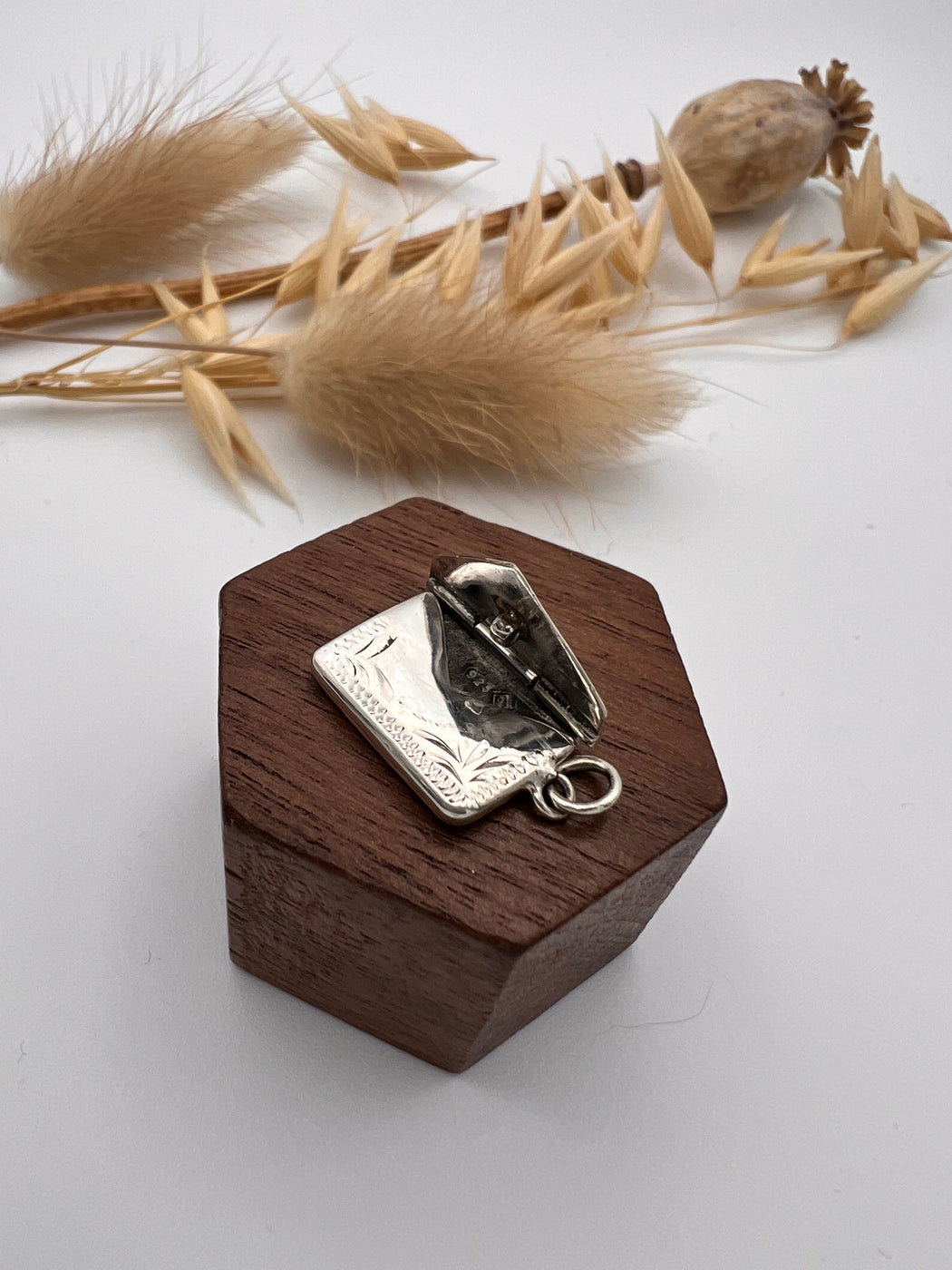 Vintage Silver Articulated Envelope Charm