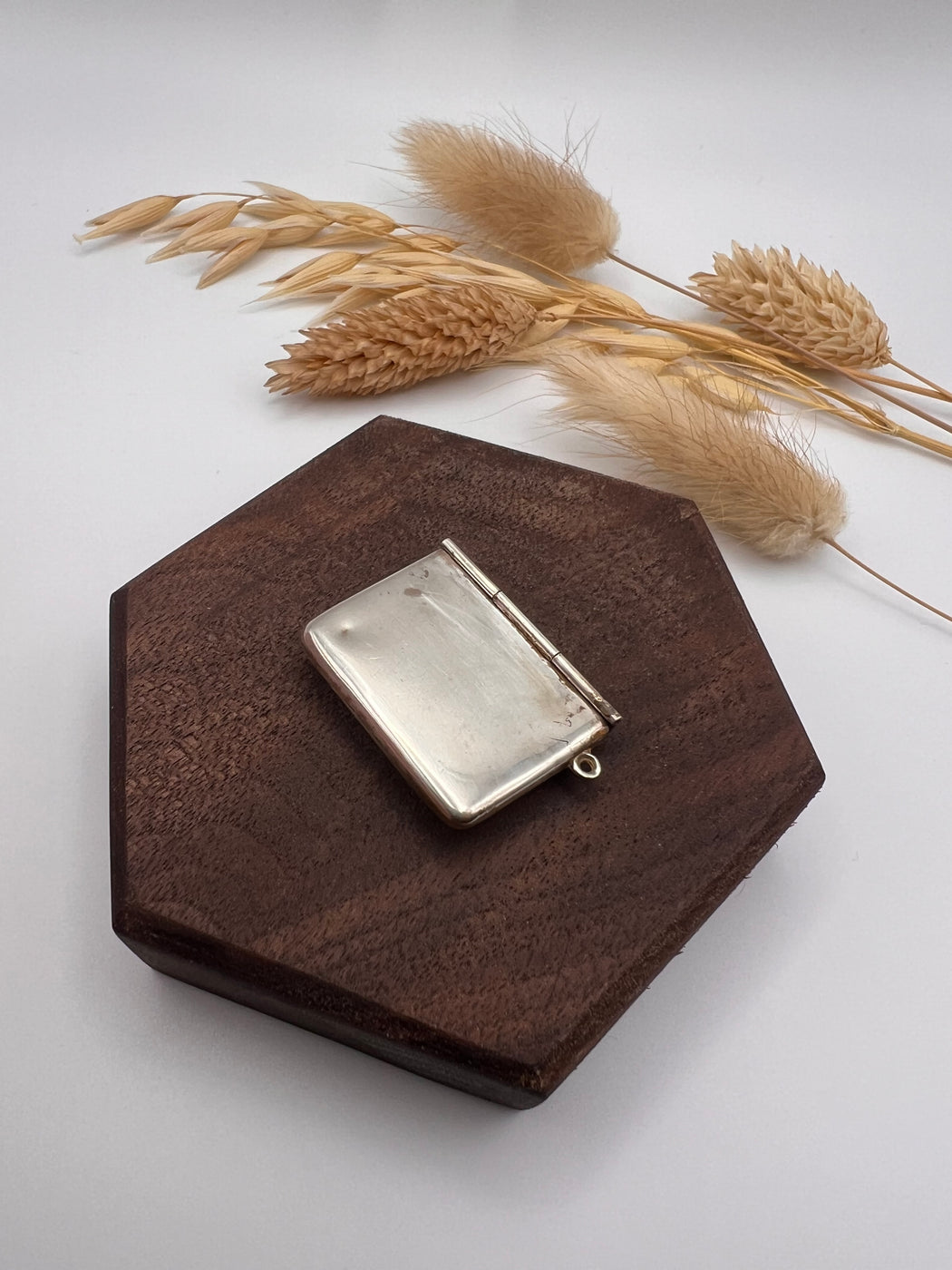 Edwardian Stirling Silver Envelope Stamp Holder