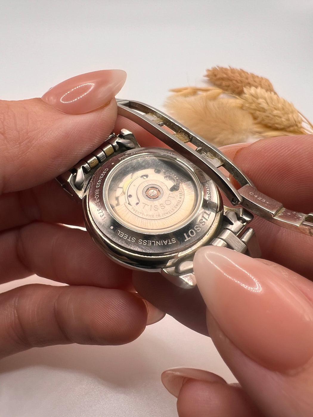 Vintage Mixed Metal Tissot Automatic Watch