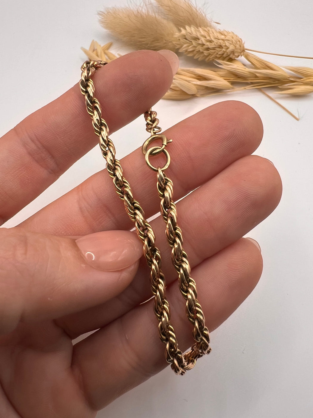 Vintage 9ct Rope Twist Bracelet