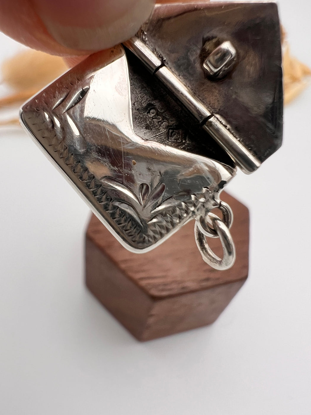 Vintage Silver Articulated Envelope Charm