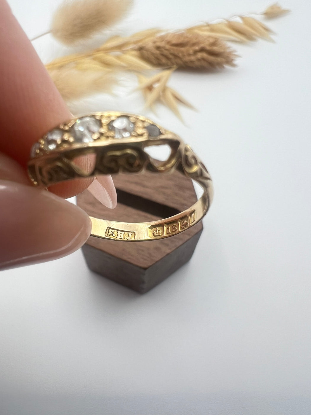 18ct Late Georgian Old Cut Diamond Ring