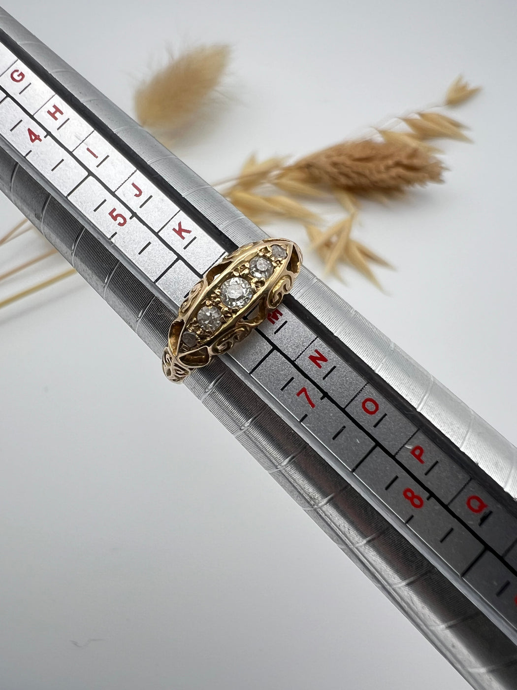 18ct Late Georgian Old Cut Diamond Ring