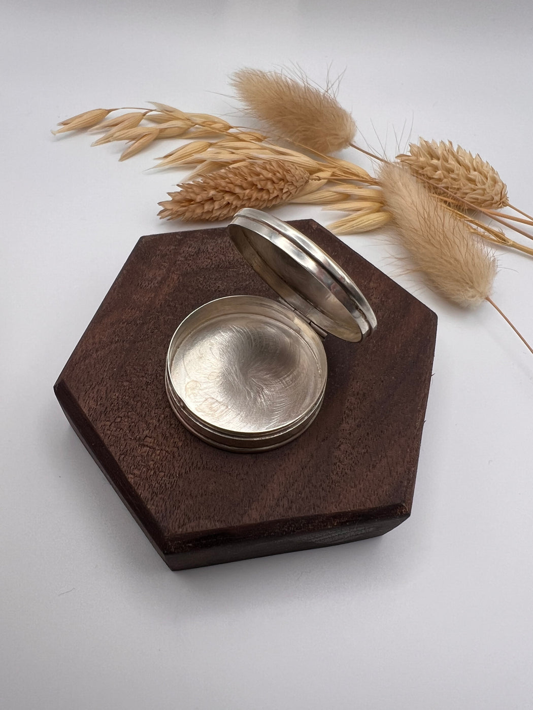 Vintage Stirling Silver Hallmarked Pill Box