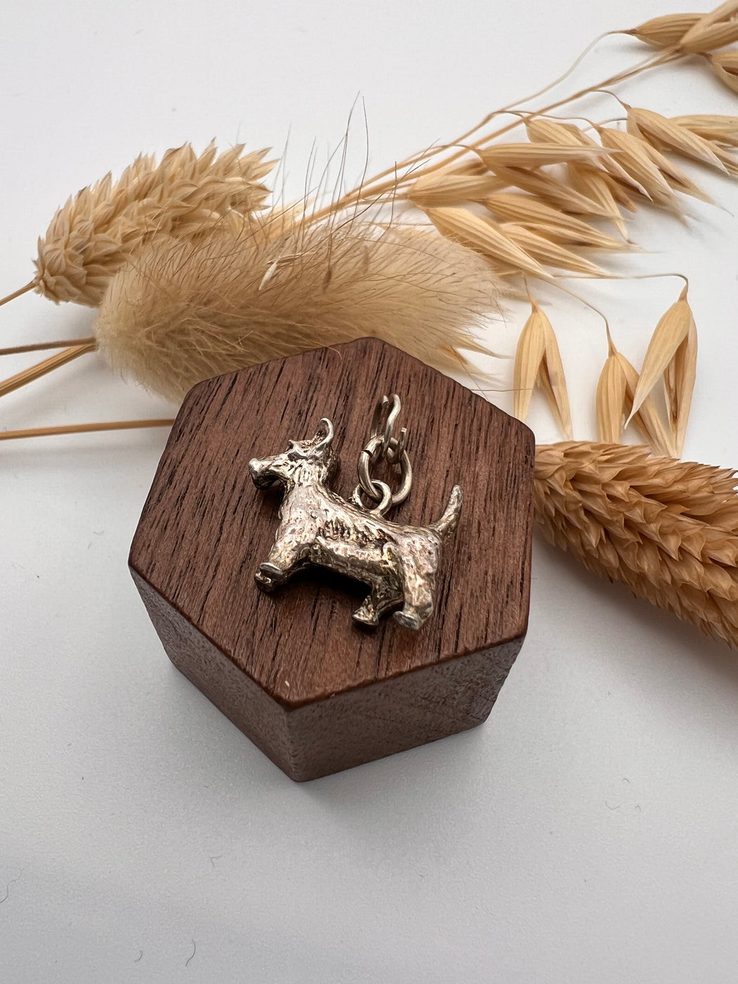 Vintage Silver Scottie Dog Charm