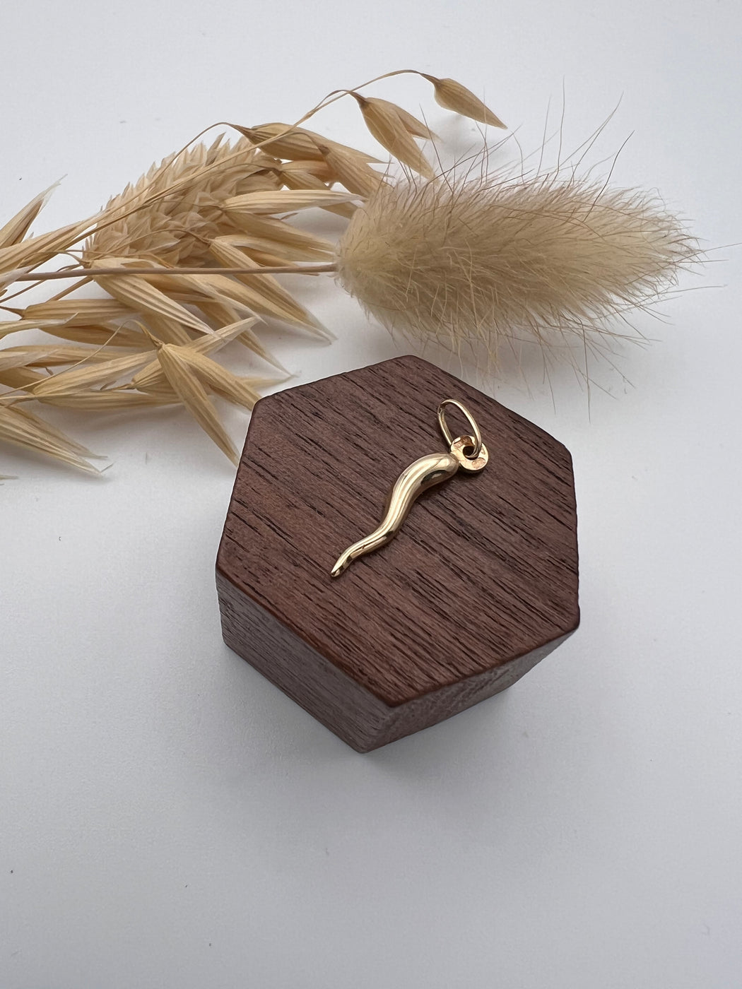 Vintage 9ct Horn Of Plenty Charm