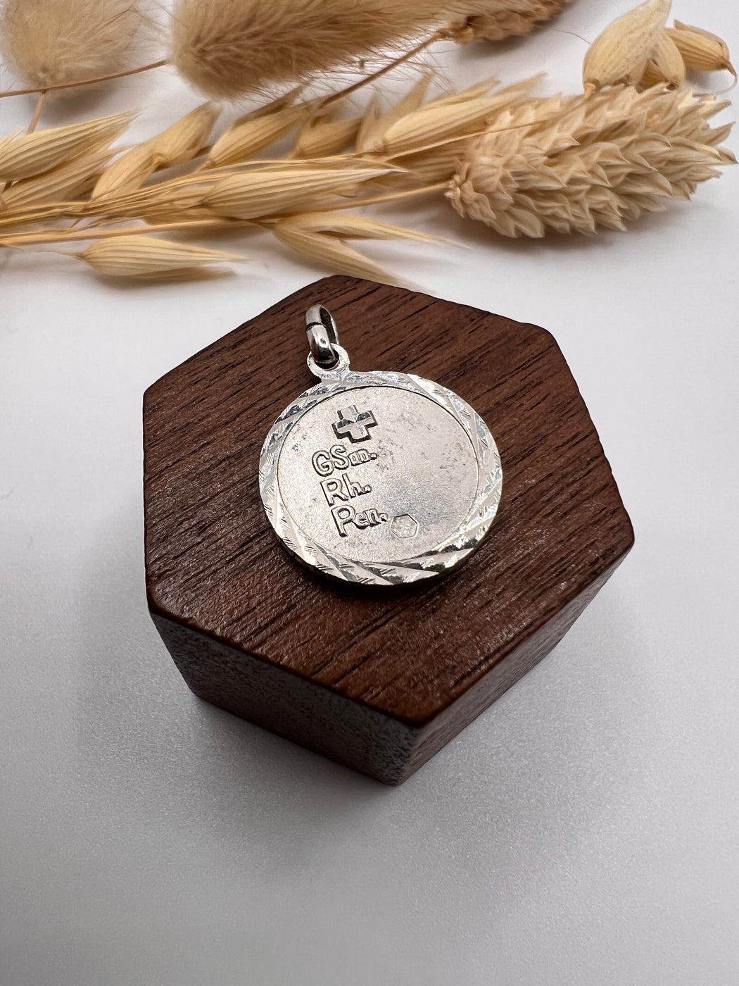 Vintage Silver Zodiac Pisces Fish Medical Alert Medallion
