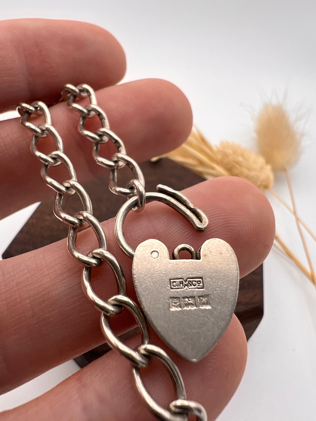 Vintage Silver Charm Bracelet