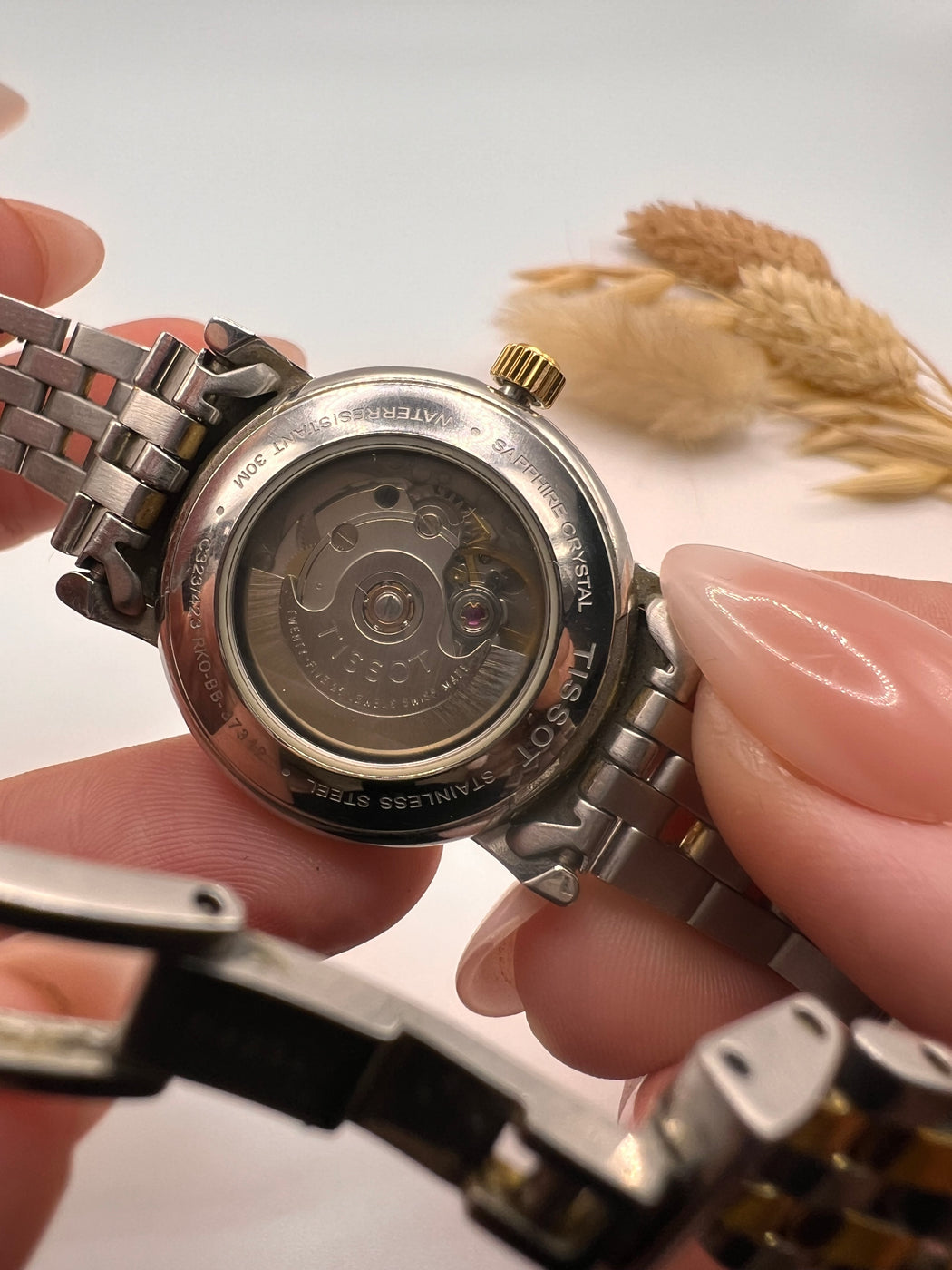 Vintage Mixed Metal Tissot Automatic Watch