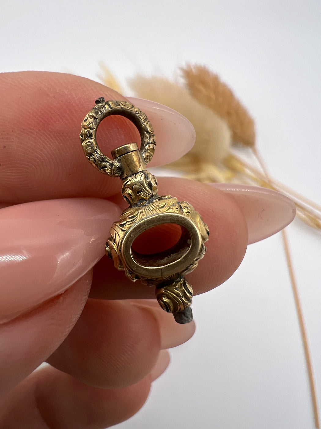 9ct Victorian Pocket Watch Key c1840